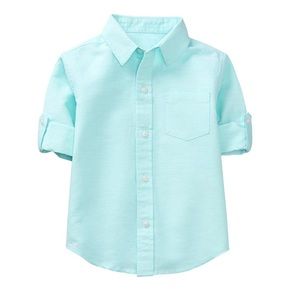 ROLL-CUFF LINEN SHIRT Janie and Jack
